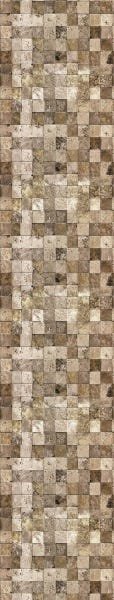 Papel de Parede Adesivo Lavável Pedra Quadrada Mármore 12m - 5