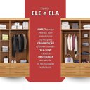 Ver imagem 4 de Guarda-roupa Casal 6 Portas 6 Gavetas Majestic