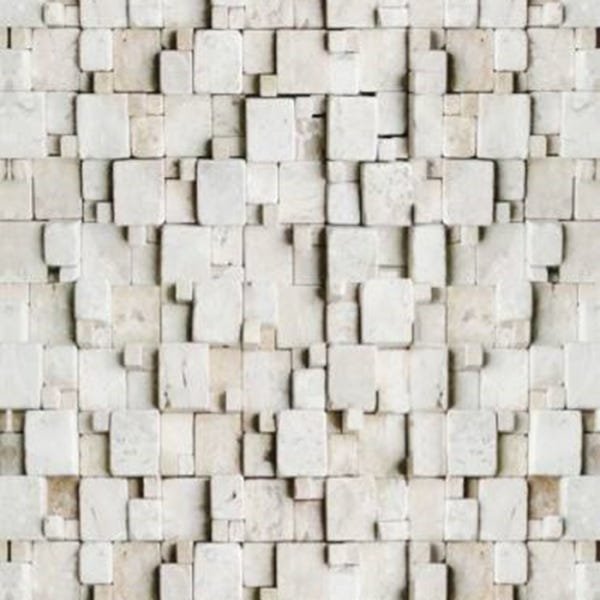 Papel de Parede Adesivo Lavável Pedra Alto Relevo 18m - 1