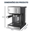 Ver mais imagens de Cafeteira Espresso Oster Nova Primalatte Inox 220v