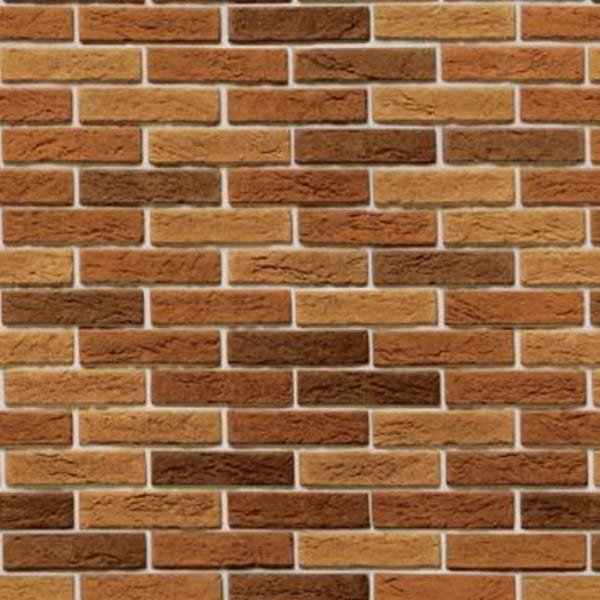 Papel de Parede Adesivo Lavável Tijolo Marrom 3D 15m - 1