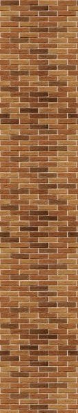 Papel de Parede Adesivo Lavável Tijolo Marrom 3D 15m - 5