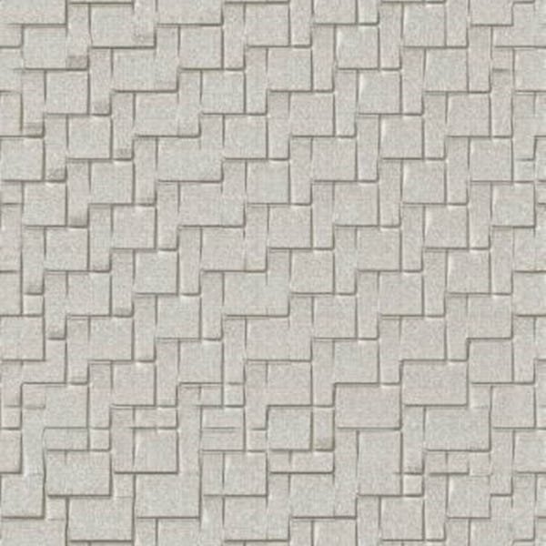 Papel de Parede Adesivo Lavável Pedra Goiás Cinza 15m - 1