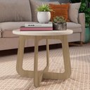Ver imagem 2 de Mesa de Centro para Sala de Estar 59 Cm 4551 Off White Carvalho Arly Off White Carvalho