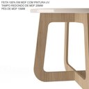 Ver imagem 6 de Mesa de Centro para Sala de Estar 59 Cm 4551 Off White Carvalho Arly Off White Carvalho