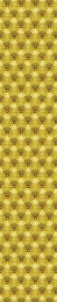 Papel de Parede Adesivo Lavável Capitone Amarelo 6m - 6