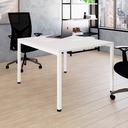 Ver imagem 7 de Escrivaninha Dupla Industrial com Pé Trave 120cm Yescasa Branco