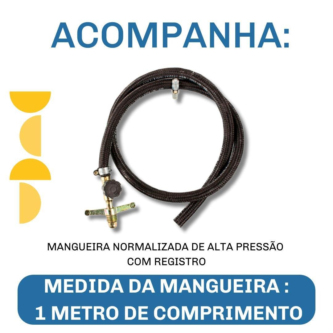 Fogão Industrial 2 Bocas Alta Pressão Roa Preto - 6