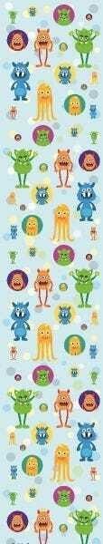 Papel de Parede Adesivo Lavável Monstrinhos - 5