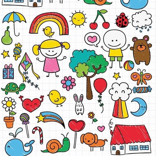 Papel de Parede Adesivo Lavável Diversão Infantil - 1