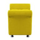 Ver imagem 3 de Recamier Bau Egeo 140x Suede Amarelo - Dominic Decor