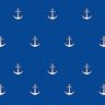 Papel de Parede Adesivo Lavável Âncora Azul Escuro 6m - 1