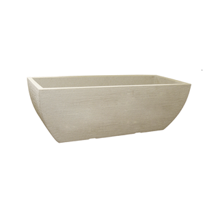 Floreira Japi Retangular Cor Cimento 45cm