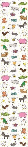Papel de Parede Adesivo Lavável Animais 6m - 5
