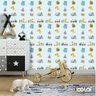 Papel de Parede Adesivo Lavável Brinquedos Azuis 9m - 2