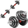 Maleta De Halter 20Kg Dumbbell Com Barra Ajustável Exercício - 3