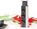 Ver imagem 7 de Kit Lixeira Embutir 5L + Torre de Tomada + Dosador Inox