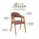 Ver imagem 6 de Kit 4 Cadeiras de Jantar Madeira Maciça Encosto Laminado e Corda Artesanal Aurora Espresso Móveis