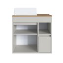 Ver imagem 7 de Balcão Gabinete de Banheiro com Cuba 1 Porta e 1 Gaveta Suspenso 60cm Multimóveis Crart-BAL008 -