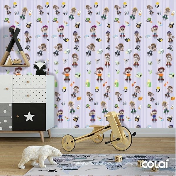 Papel De Parede Adesivo Lavável Sportes 3m - 5