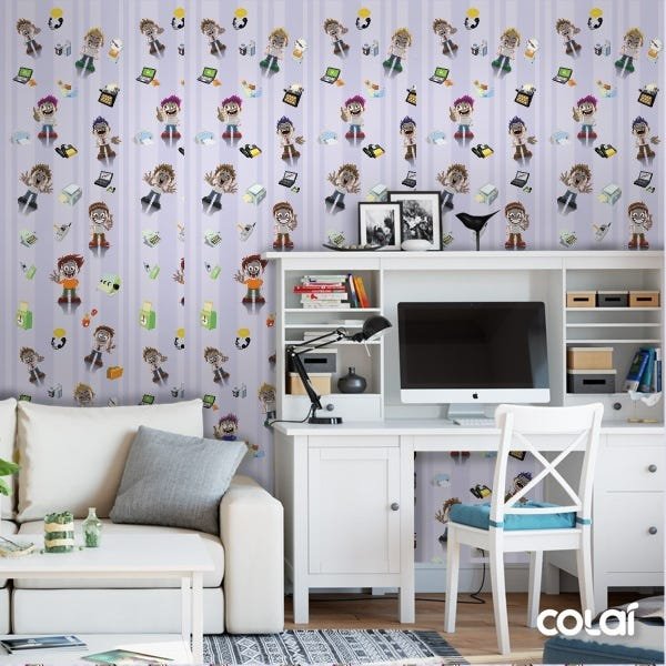 Papel De Parede Adesivo Lavável Sportes 3m - 2