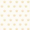 Papel de Parede Adesivo Lavável Coroas Douradas 18m - 1