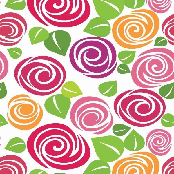 Papel De Parede Adesivo Lavável Flores Geométricas 18m - 1