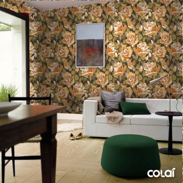 Papel De Parede Adesivo Lavável Flores Infantis 18m - 4