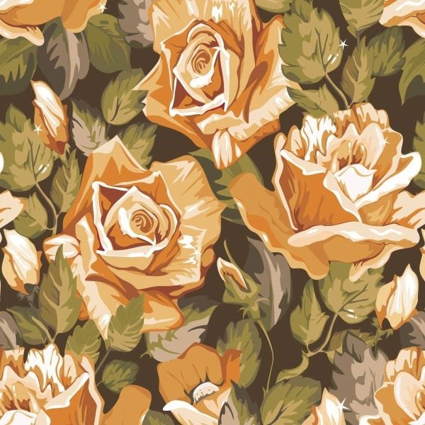 Papel De Parede Adesivo Lavável Flores Infantis 18m - 1