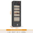 Ver imagem 3 de Cervejeira Expositora Porta Vidro 400L VCCE400PVPP Preta 220V Refrimate Com Chopeira 3,5L