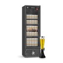 Ver mais imagens de Cervejeira Expositora Porta Vidro 400L VCCE400PVPP Preta 220V Refrimate Com Chopeira 3,5L