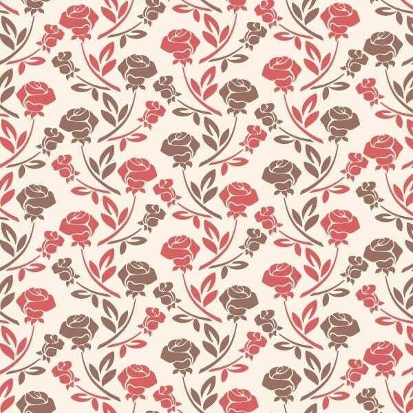 Papel De Parede Adesivo Lavável Mini Rosas Coloridas 15m - 1