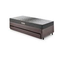 Ver imagem 5 de Bicama Box Solteiro Courino Linho 88x188x28 Cm com Colchão Dual Firm Espuma Ecoflex