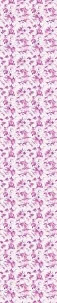 Papel De Parede Adesivo Lavável Rosas Roxas Sobreadas 9m - 7