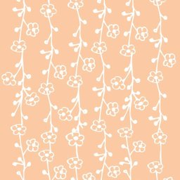 Papel De Parede Lavável Flores Brancas De Fundo Rosê 9m - 1