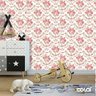 Papel De Parede Adesivo Lavável Rosas Decorativas 6m - 6