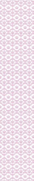 Papel de Parede Adesivo Lavável Coroas Rosê 18m - 5