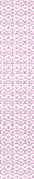 Papel de Parede Adesivo Lavável Coroa Rosa 18m - 5