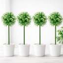 Ver imagem 1 de Bucho Buchinho Planta Artificial Decoração Kit 4pçs de 80cm