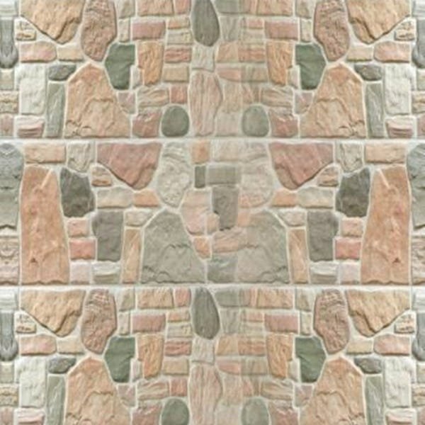 Papel de Parede Adesivo Lavável Pedra Mosáico 9m - 1