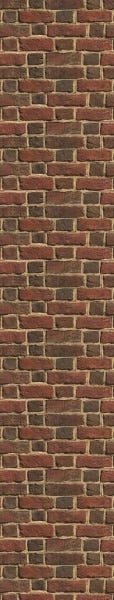 Papel de Parede Lavável Tijolo Marrom Envelhecido 6m - 5