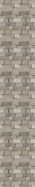 Papel de Parede Adesivo Lavável Pedra Rústica Cinza 3D 12m - 5