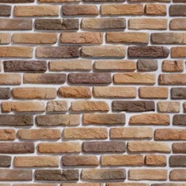Papel de Parede Lavável Tijolo Irregular de Barro 9m - 1