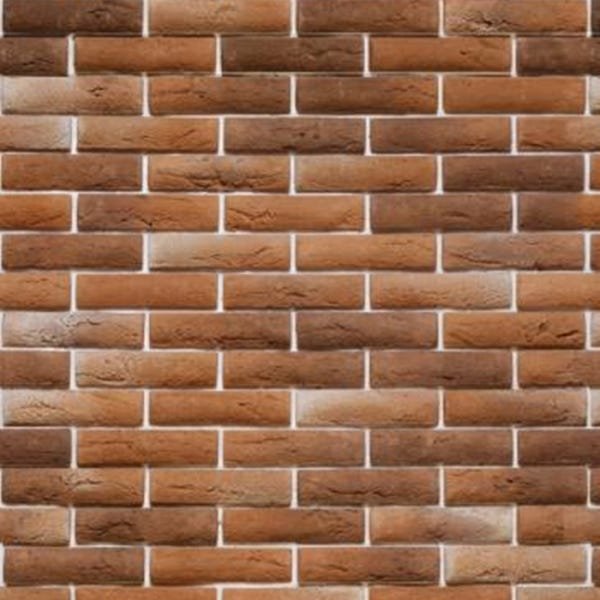 Papel de Parede Adesivo Lavável Tijolo de Barro Marrom 9m - 1