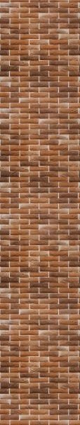 Papel de Parede Adesivo Lavável Tijolo de Barro Marrom 9m - 5