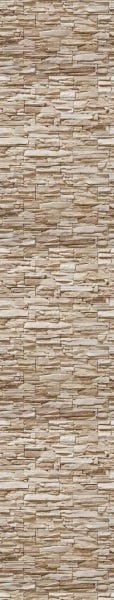 Papel de Parede Lavável Pedra Filete Desigual Bege 18m - 5