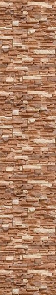 Papel de Parede Lavável Filete Pedra São Tomé Ferrugem 18m - 5