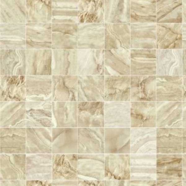 Papel de Parede Adesivo Lavável Pedra Mármore Bege 18m - 1