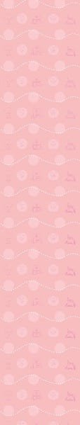 Papel de Parede Adesivo Lavável Casinha Rosa Bebê - 5