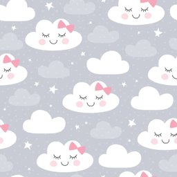 Papel De Parede Quarto Bebê Infantil Chuva De Amor 3m - 7